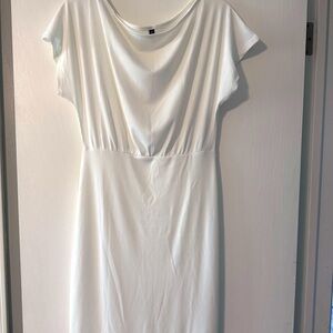 Ladies white summer dress
